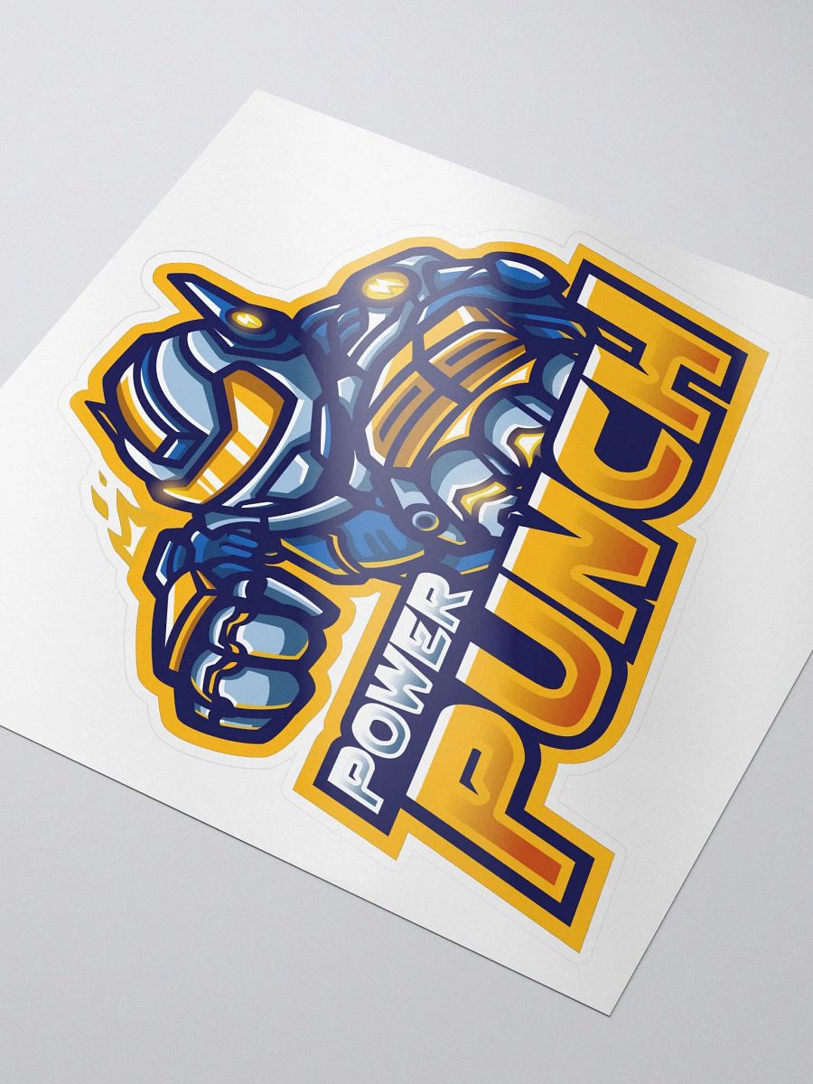PunchBot W/ Logo Sticker product image (3)