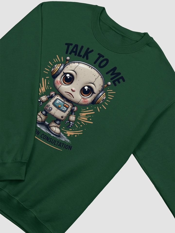 Sad Lonely Robot Crewneck Sweatshirt product image (22)