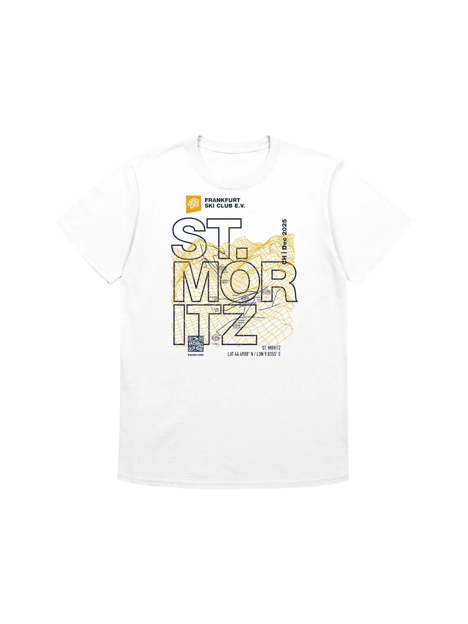 St. Moritz Resort white (front only print) product image (1)