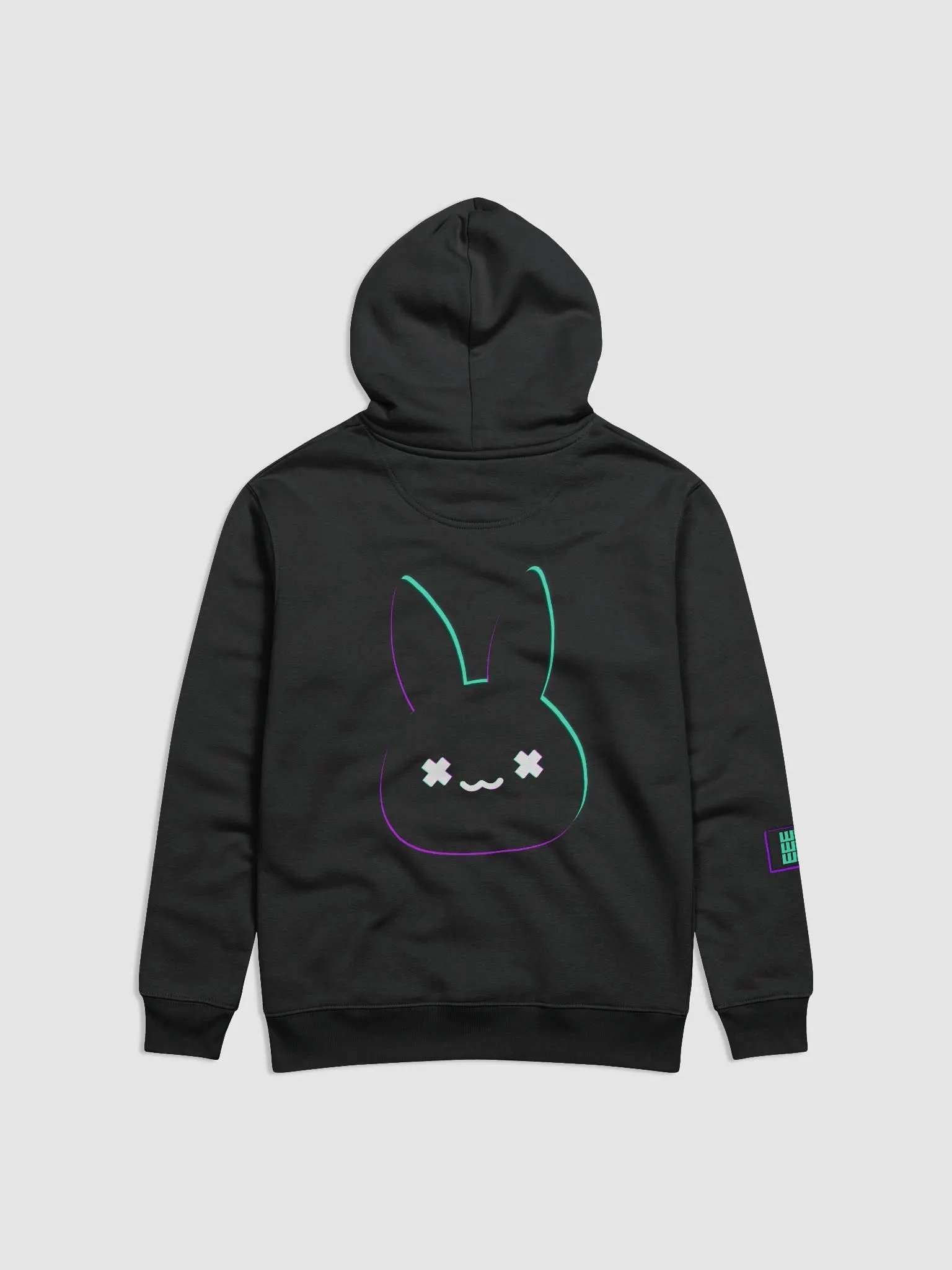 Snowwiii Bunny Unisex Premium Eco Hoodie - Black product image (2)