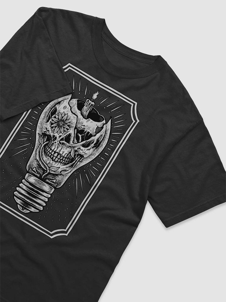 Light Bulb Skull Comfort Colors Tee product image (2)