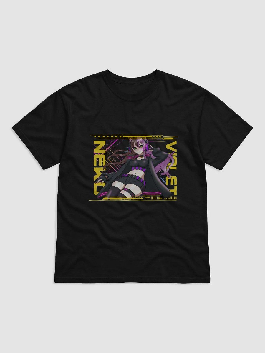 Violet Neko Cyberpunk T-Shirt product image (1)