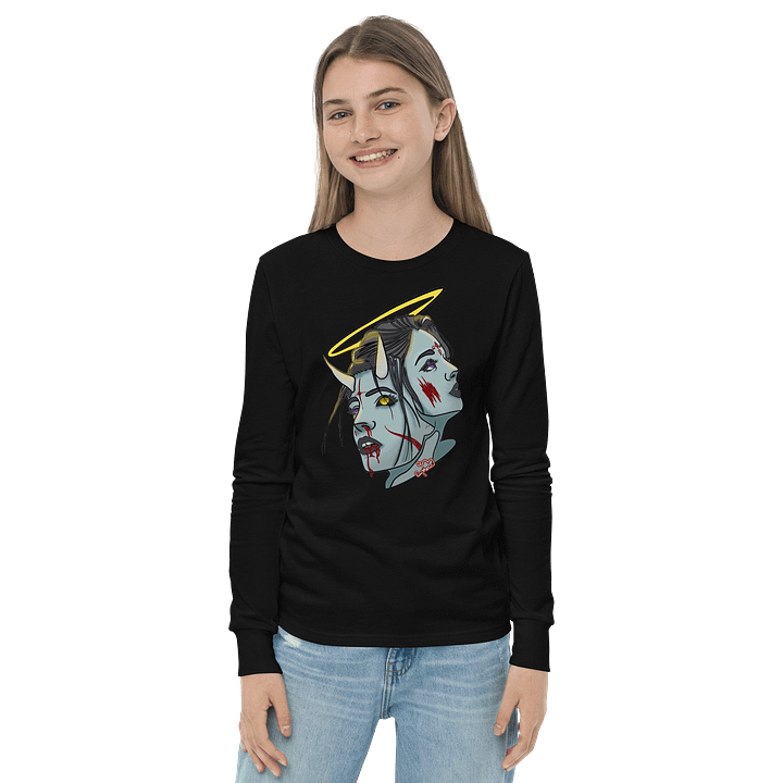 As Above So Below Youth Long Sleeve Shirt product image (3)
