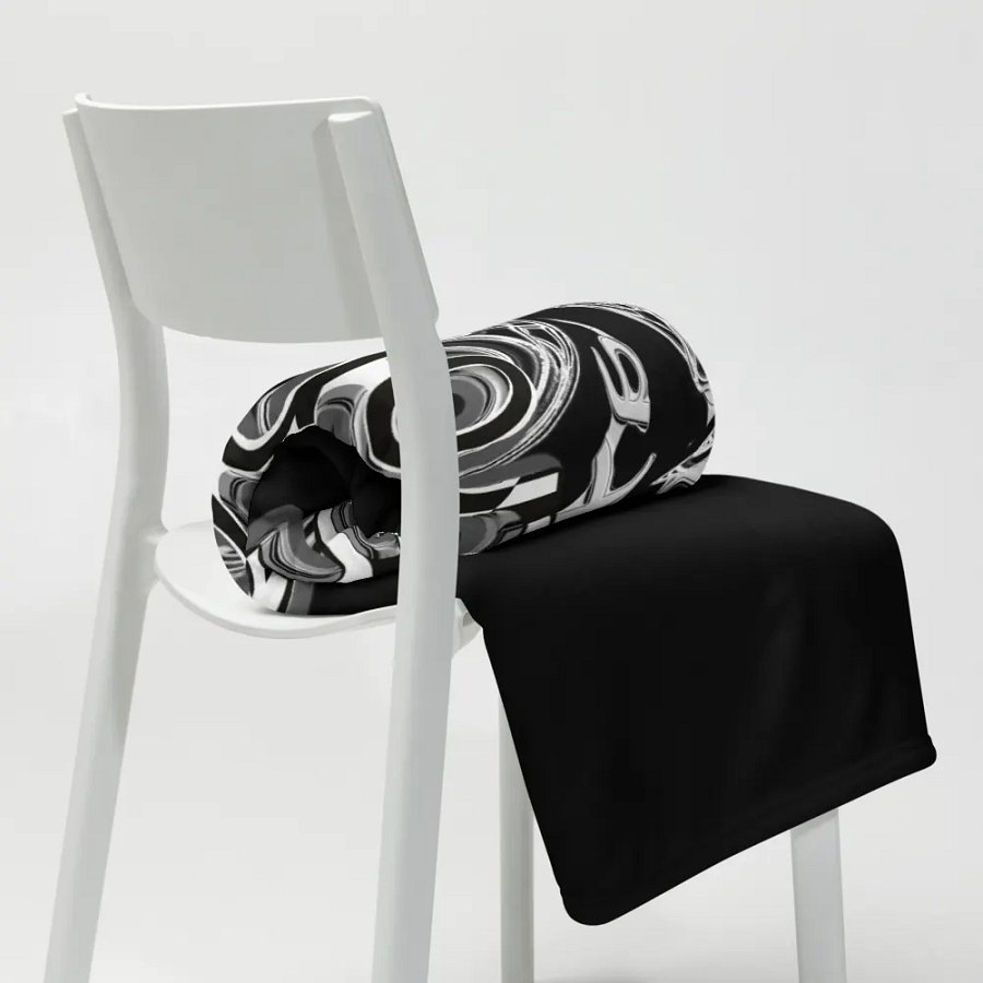 Stay Strong - Black - Throw Blanket product image (8)