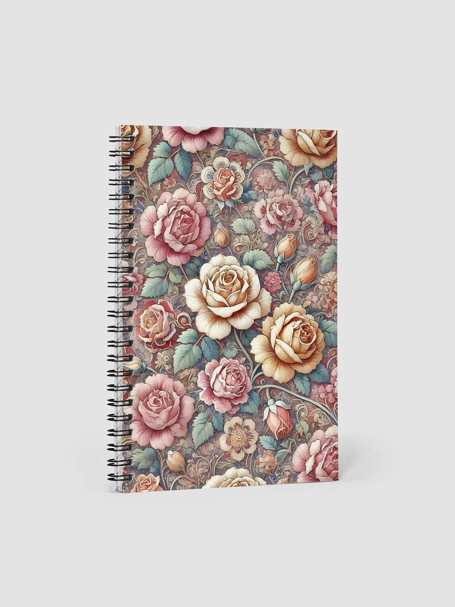 Royal Floral Spiral Notebook product image (1)