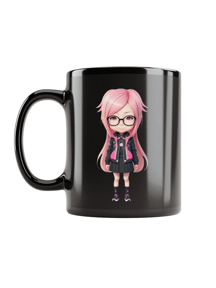 (PINK CHIBI) K Black Mug product image (6)