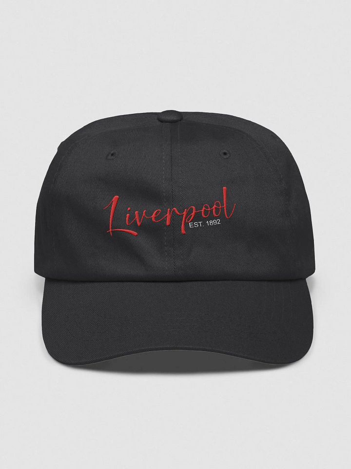 Liverpool Red Cursive Dad Hat product image (1)