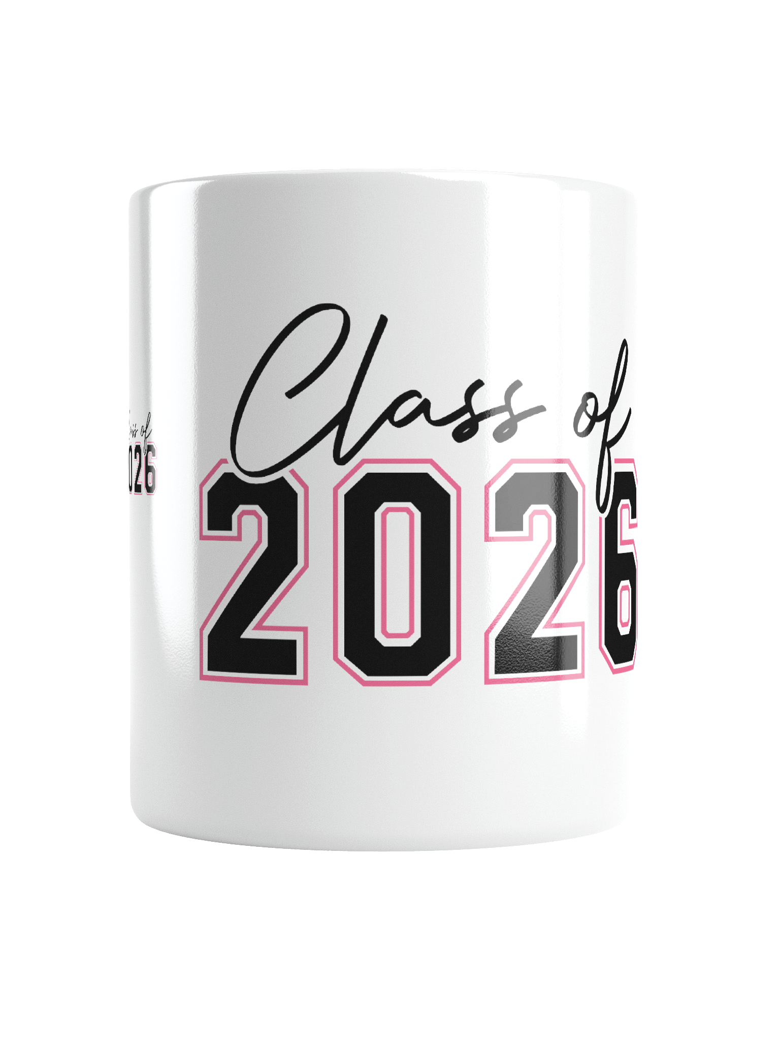 Class of 2026 Mug – Pink Outline Edition product image (1)