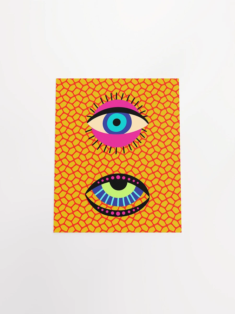 Yayoi Kusama Evil Eyes Maximalist Art Print product image (11)