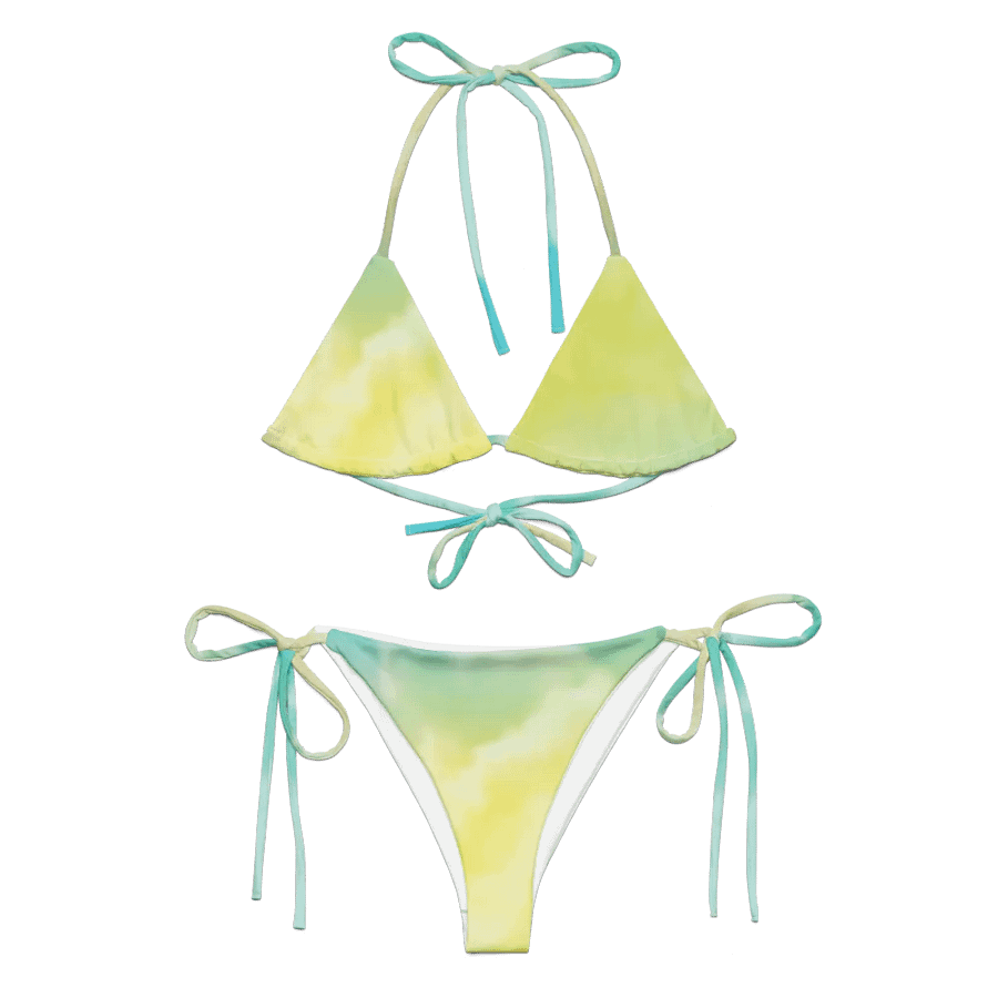 Blur cloud rainbow Design String Bikini - V8 product image (1)