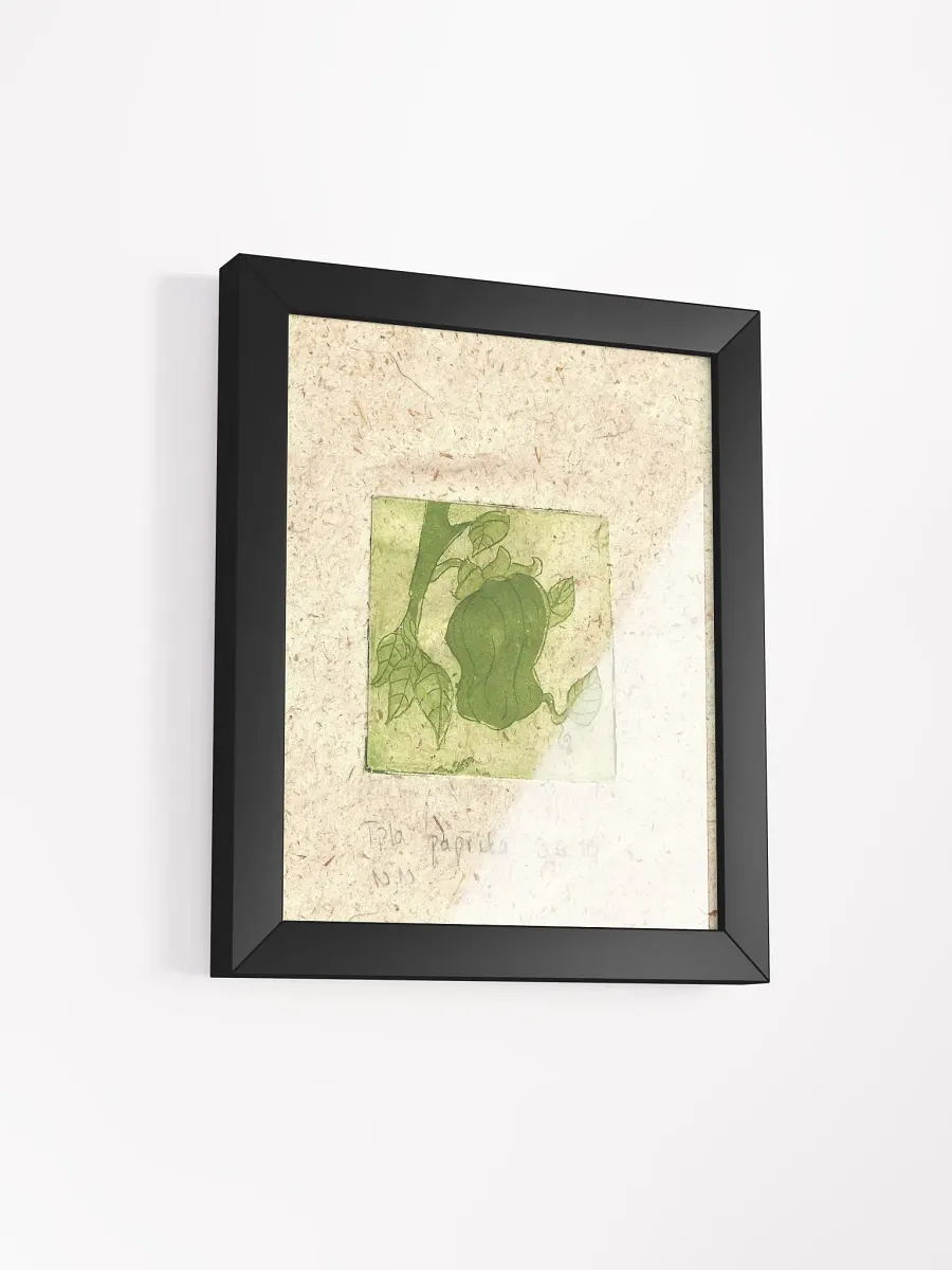 Green Paprika, Botanical Framed Print product image (3)