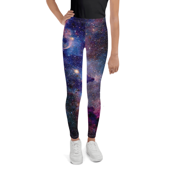 Leggings für Jugendliche mit Allover-Print, Galaxy1 product image (1)