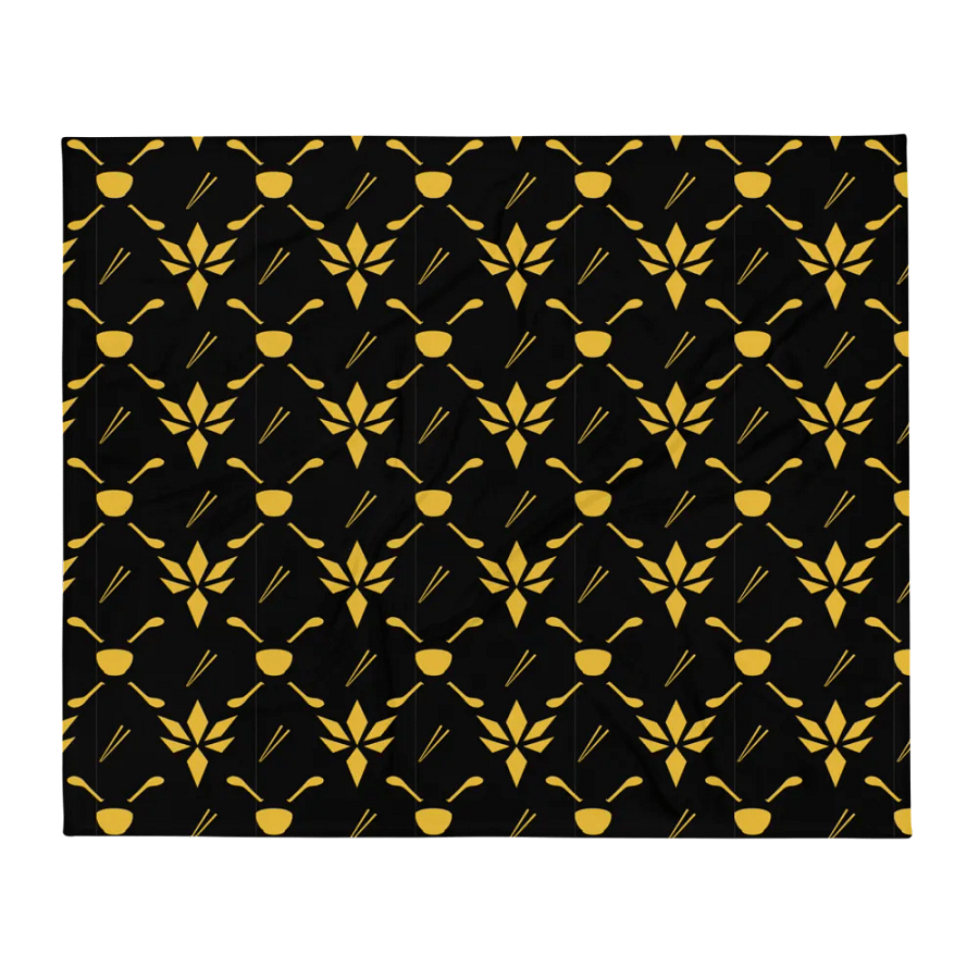 Sjouklynne Emblem Print Throw Blanket product image (1)