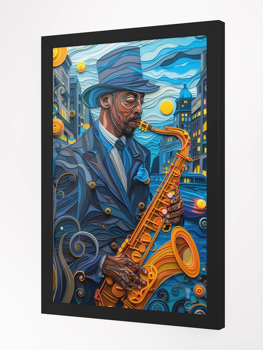 Jazz Junction - Premium Framed Art for Sophisticated Decor product image (2)