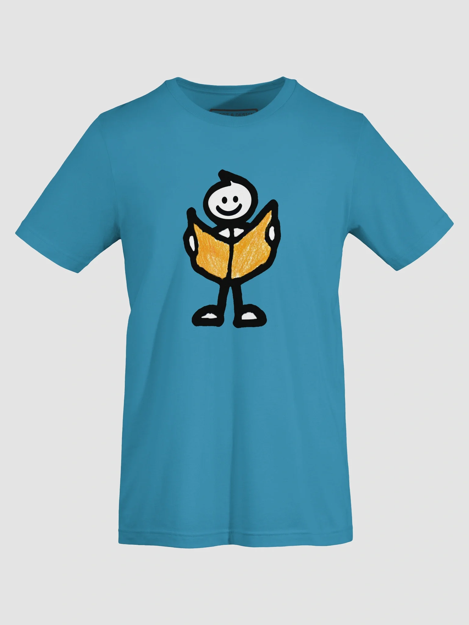 Joyful Reader Cartoon T-Shirt - Dur & Moll product image (7)