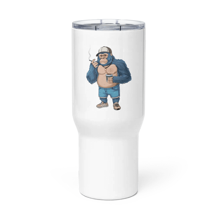 Blue Gorilla Travel Mug with a Handle product image (1)