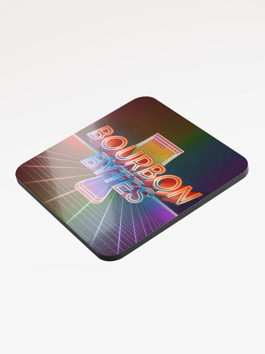 Bourbon Bytes Pride Edition Cork Coaster product image (2)