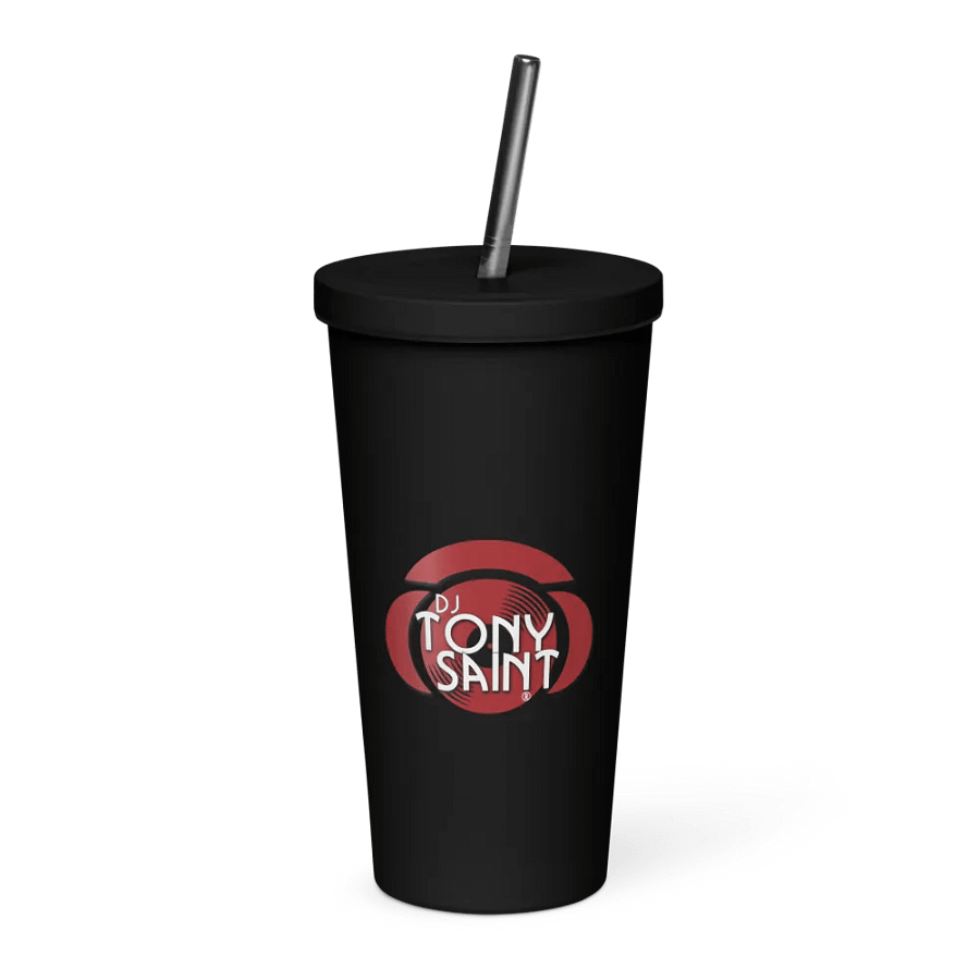 DJ Tony Saint- Insulated Tumbler with a Straw product image (1)