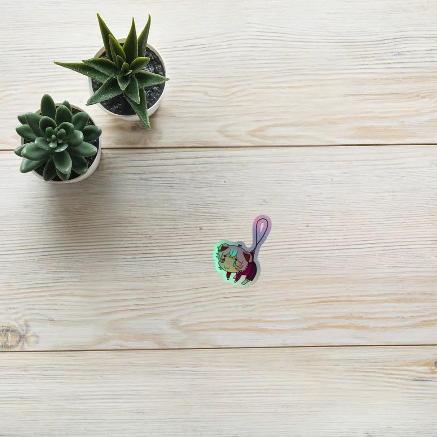 Keychain Bean (Holographic sticker) product image (10)