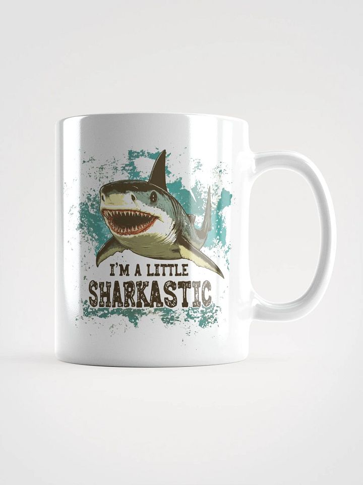 Sharkastic Splash White Mug product image (1)