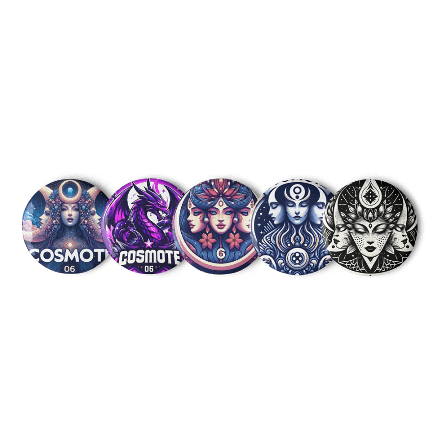 Triple Moon and Dragon Pins product image (3)