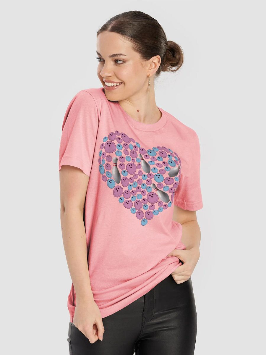 Pure Heart Bowling Pink And Blue Ball T-Shirt product image (46)