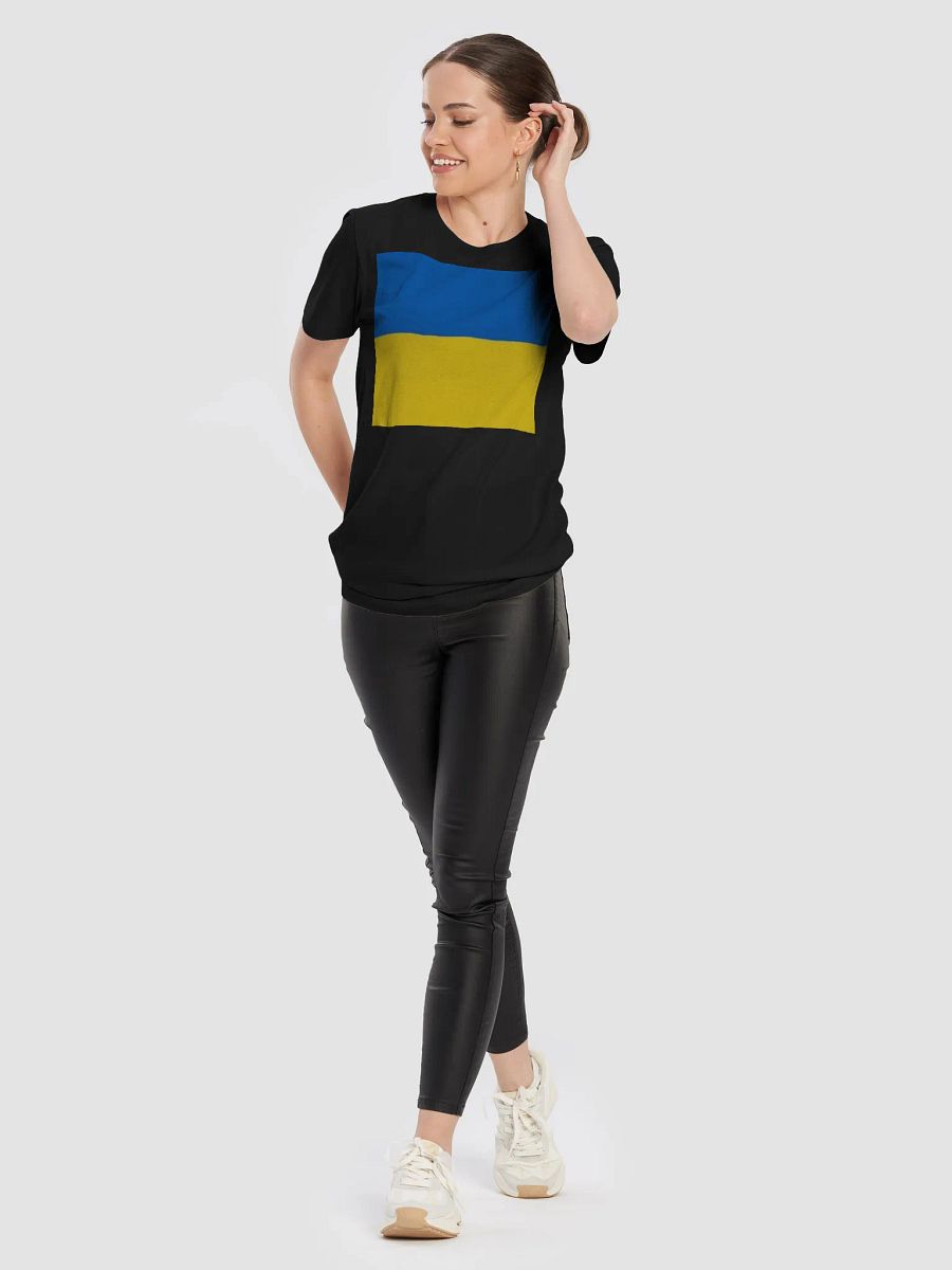 Graphic Grove Patriotic Ukrainian Flag Unisex Cotton T-Shirt product image (10)