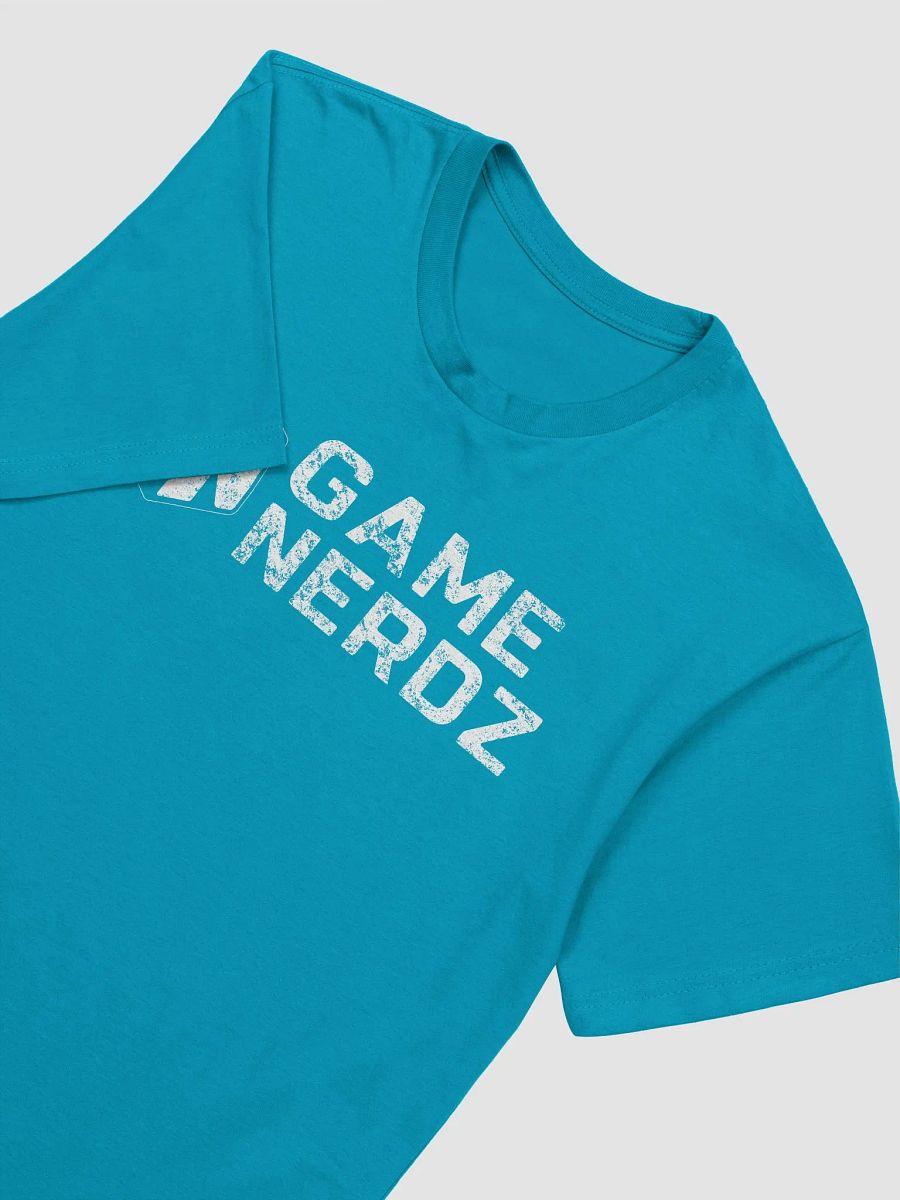 Game Nerdz Vintage Logo Supersoft T-Shirt Blue product image (4)
