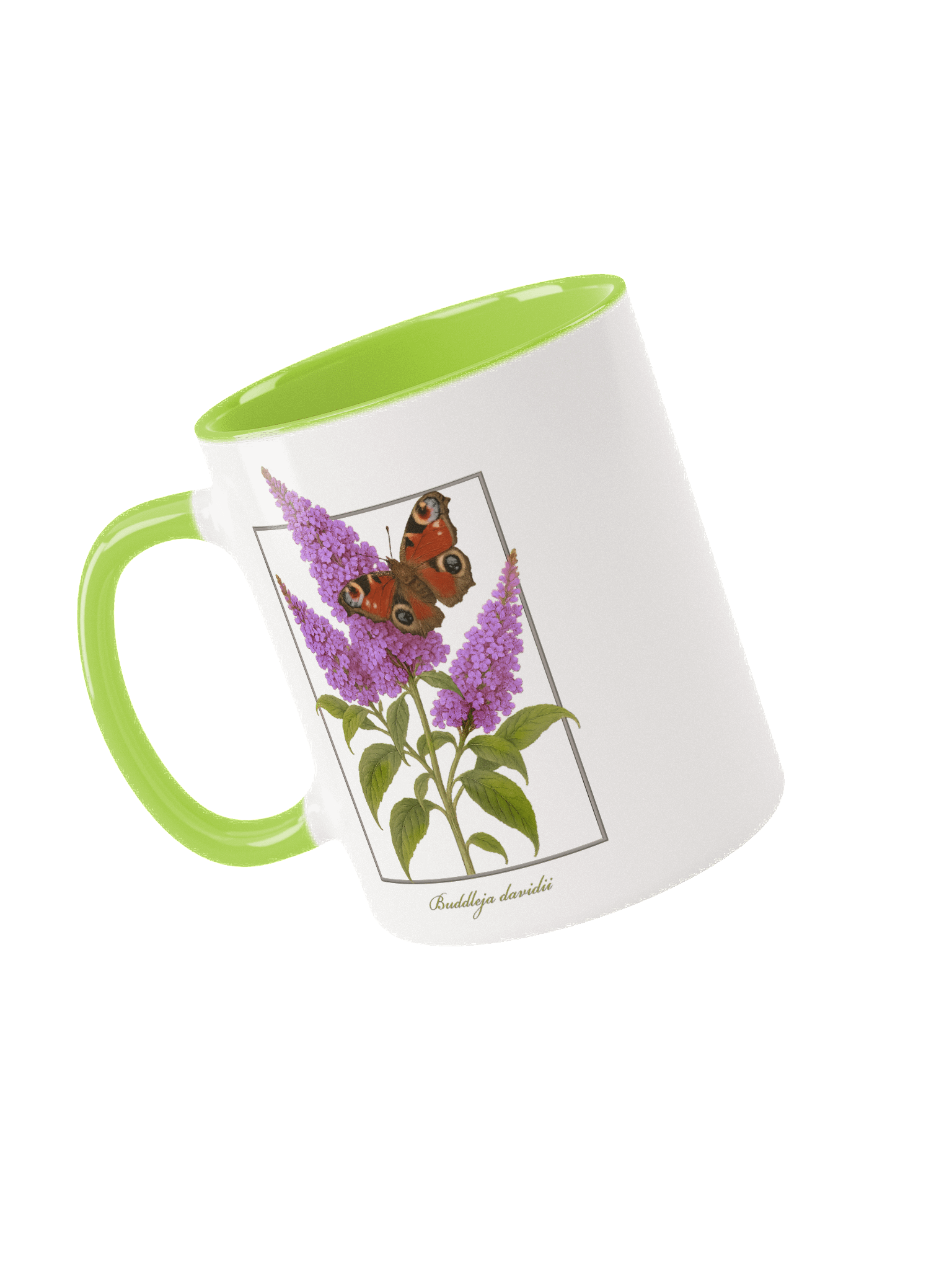 butterfly bush (Buddleja davidii) - ceramic mug product image (3)
