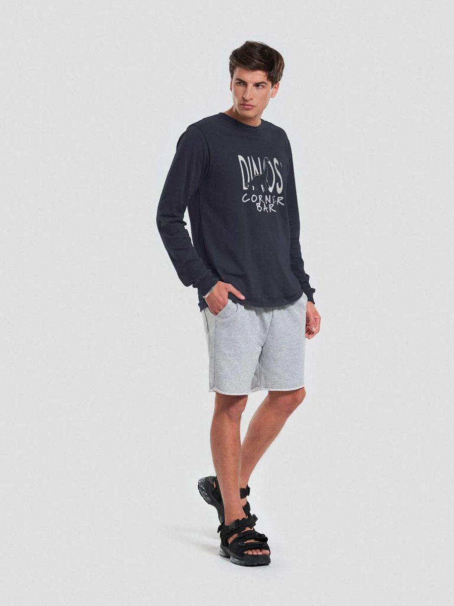 Dinos' Corner Bar Long Sleeve T-Shirt [Light] product image (3)