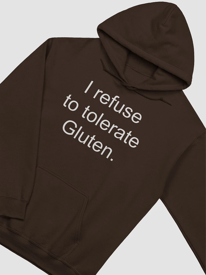 I refuse to tolerate gluten dark classic hoodie product image (7)