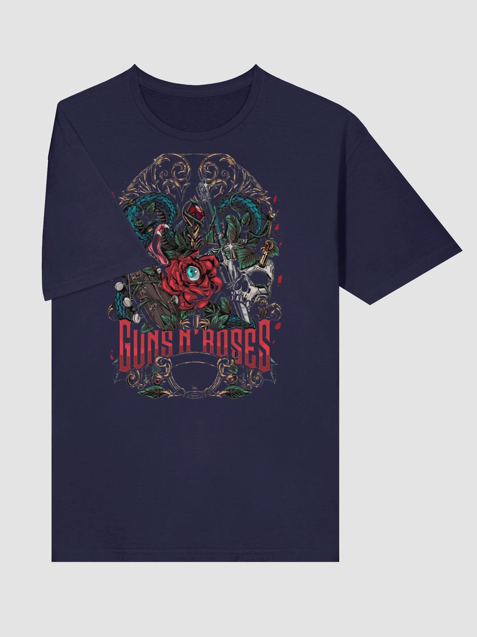 Guns N' Roses T-Shirt - Use Your Illusion Snakes & Roses Crest product image (3)
