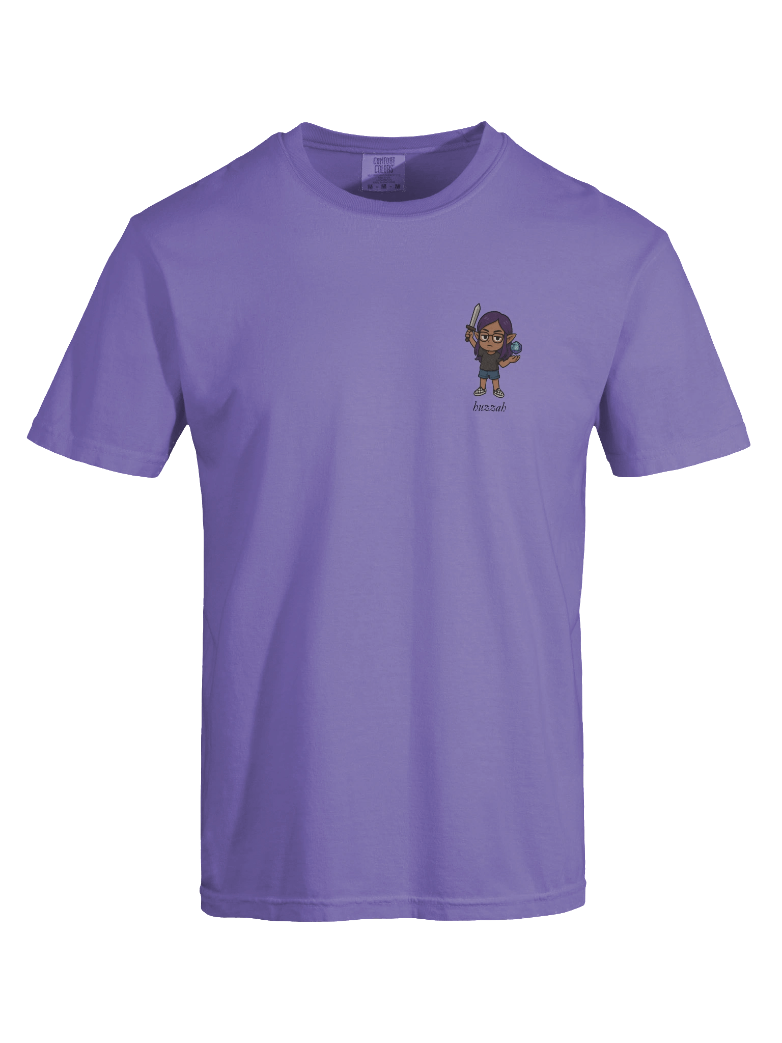 huzzah...i guess - printed tee with d20 back product image (38)