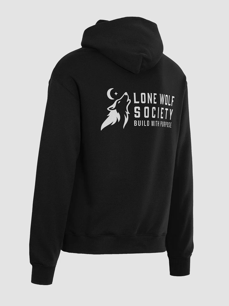 Lone Wolf Society Black Hoodie product image (5)