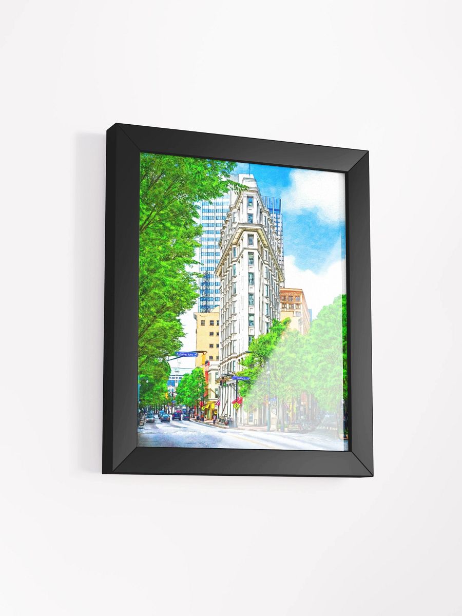 Historic Atlanta Flatiron Building Studio Framed Print product image (28)