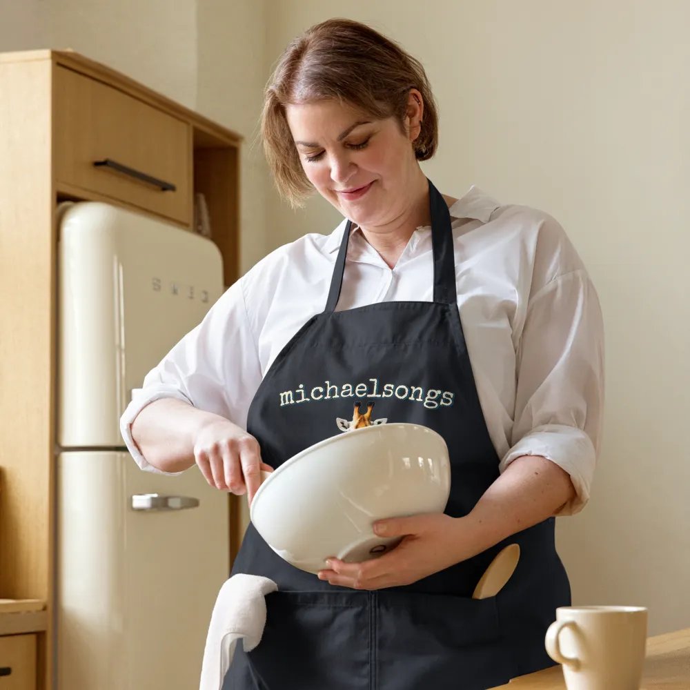 organic apron with Lovin' Pancakes logo product image (4)