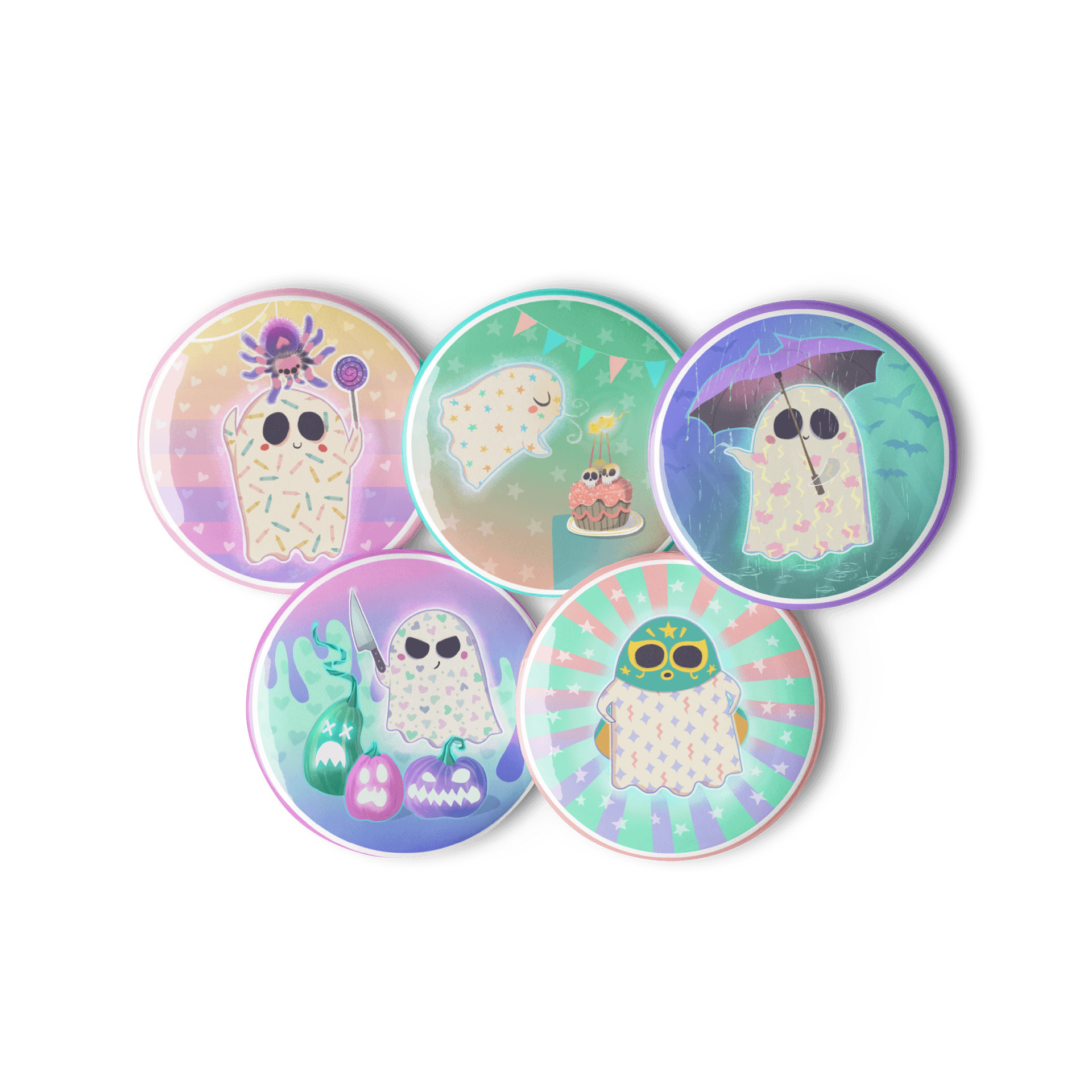 Little Ghost Pin Set #3 product image (2)