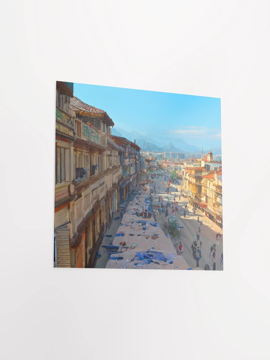 Mountain Market Bustle Poster product image (11)