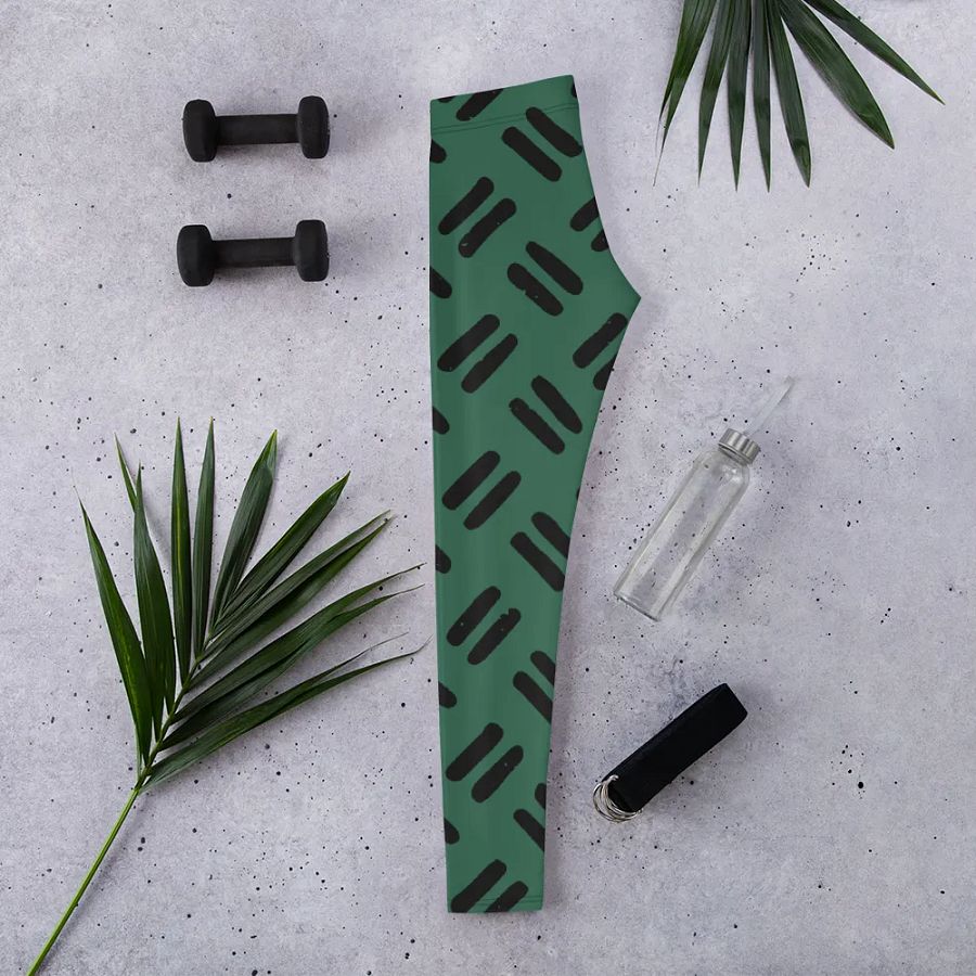 Geometric Elegance All-Over Leggings product image (2)