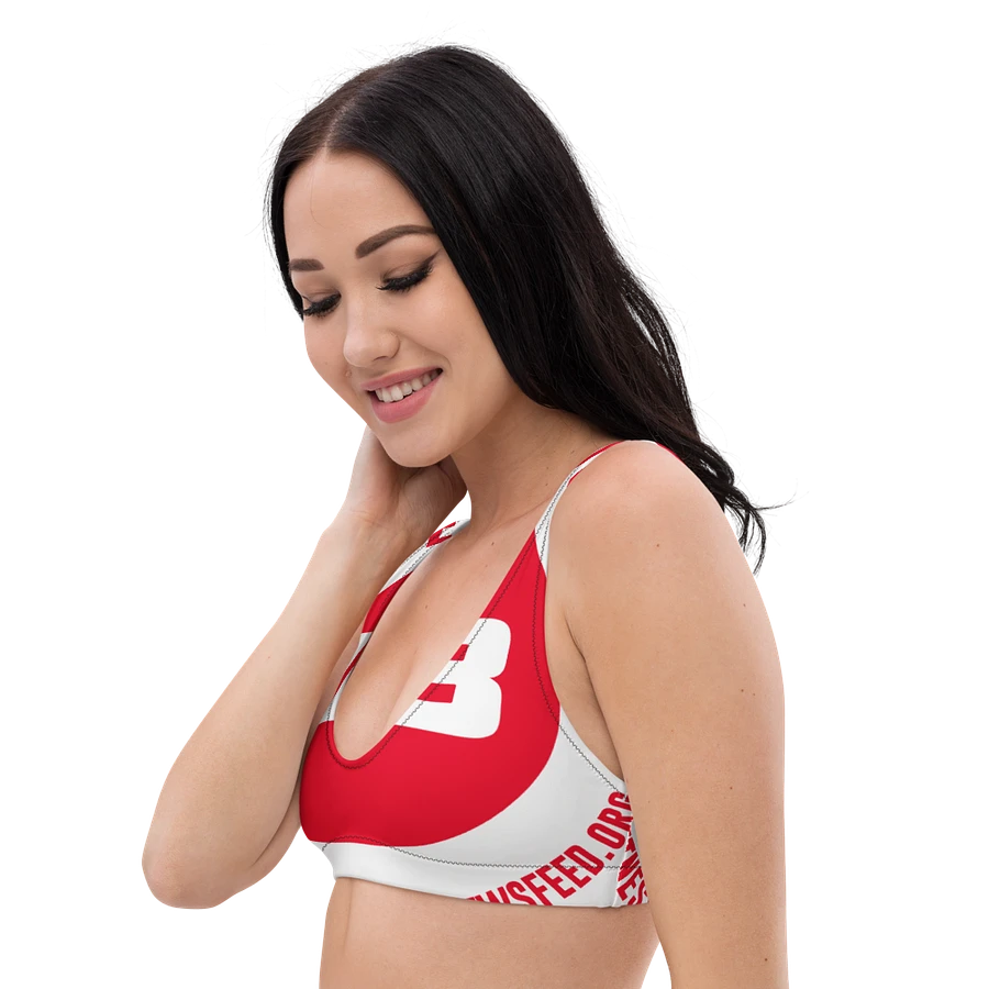 IFBNewsfeed.Org's All-Over Print Recycled Padded Bikini Top product image (5)