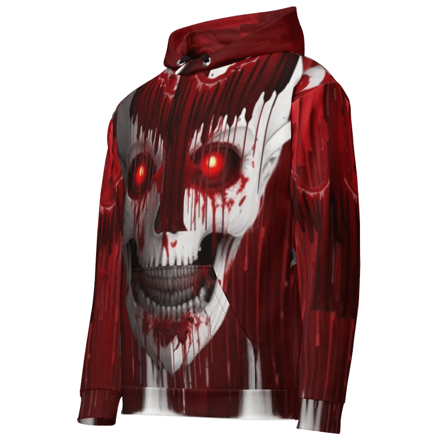 Demonic Skull Blood Dripping All-Over Hoodie product image (3)