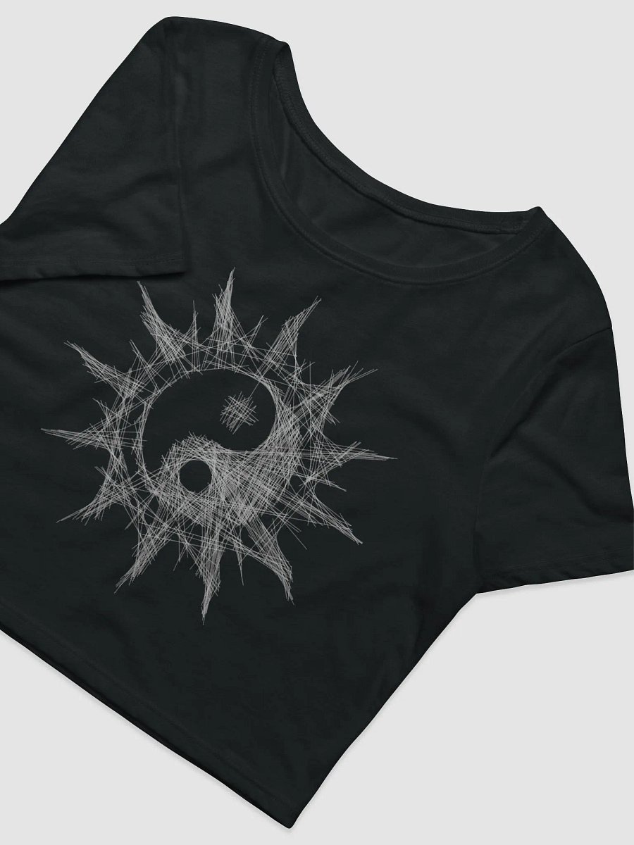Radiant Geometric Sun Women's Crop Tee product image (3)