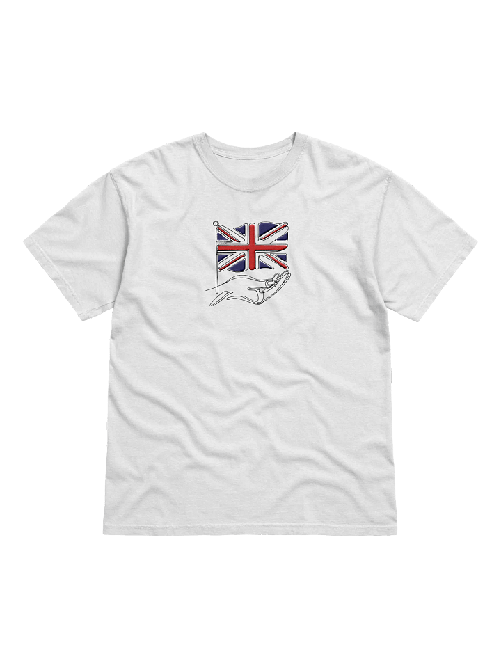 UK Flag Line Art Design T-Shirt product image (3)