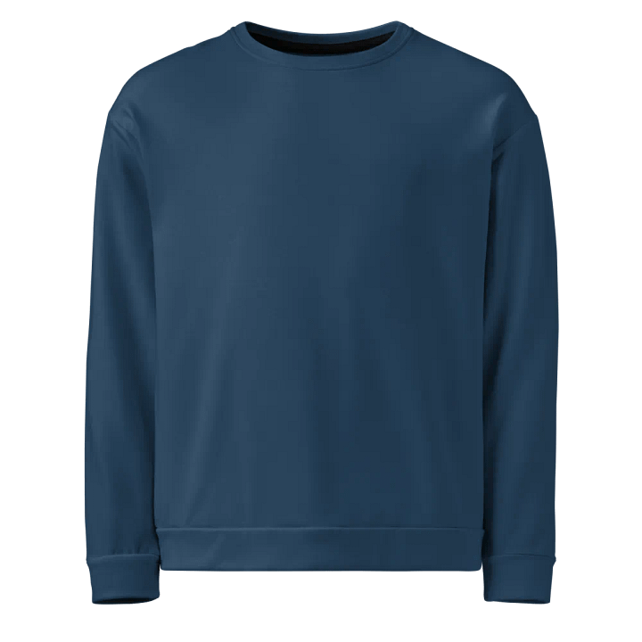 Plain Dark Bluish Gray Light Summer Unisex Recycled Polyester Heavyweight Premium Sweatshirt by Treasure Pie product image (1)