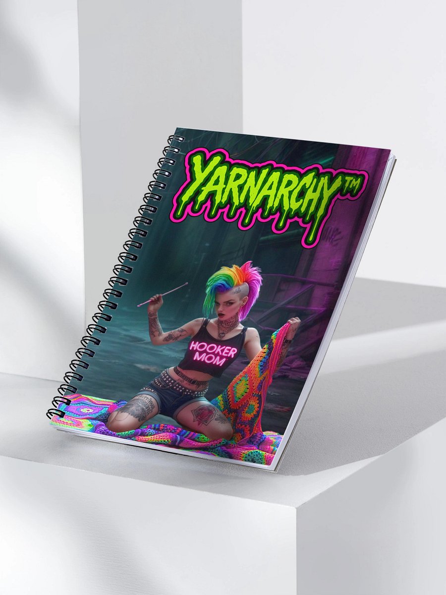Yarnarchy™ Notebook – Stitch. Scream. Repeat. product image (3)