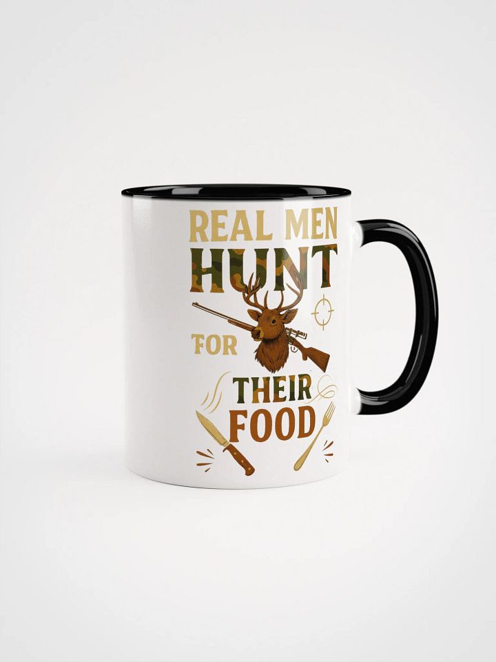 Real Men Hunt Mug – Hunting Quote Survivalist Cup product image (5)