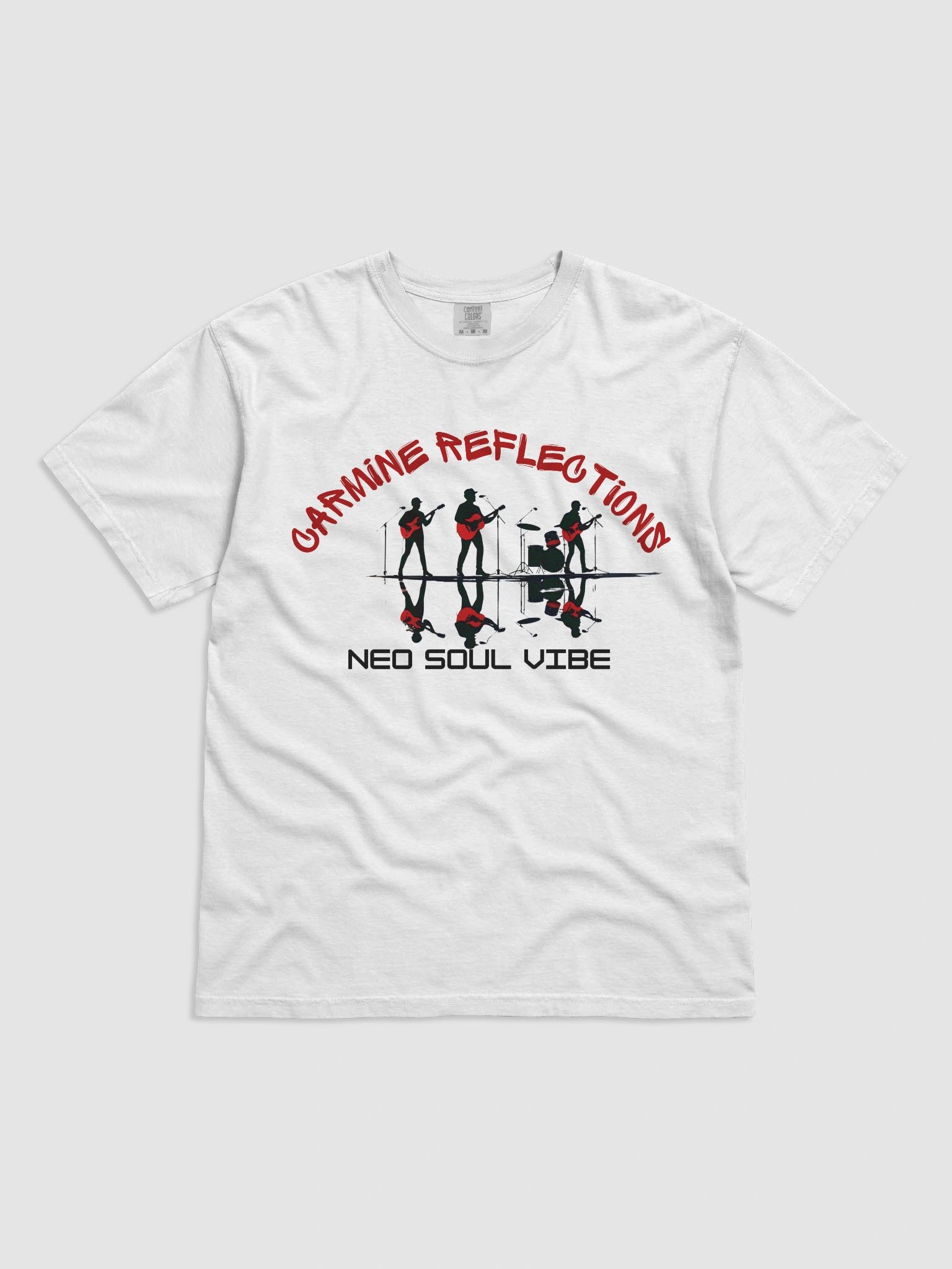 Carmine Reflections | Heavyweight T-Shirt | Men's White product image (1)