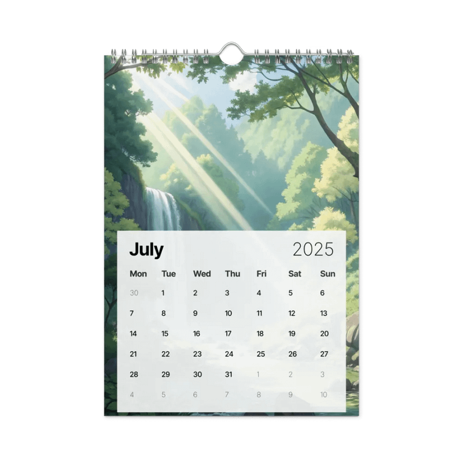 MAGICAL ANIME SEASONS WALL CALENDAR 2025 product image (7)