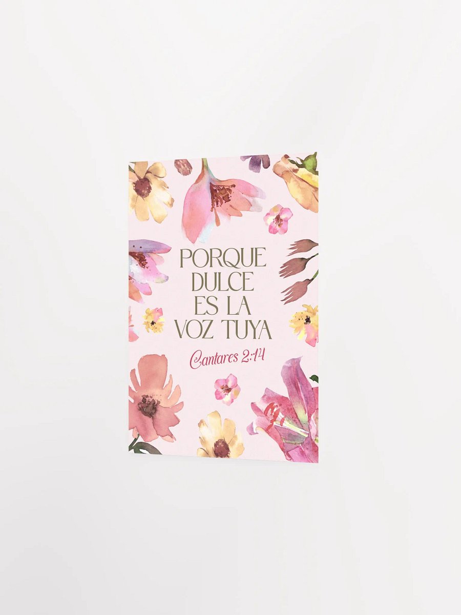 Sweet Voice Floral Poster product image (6)