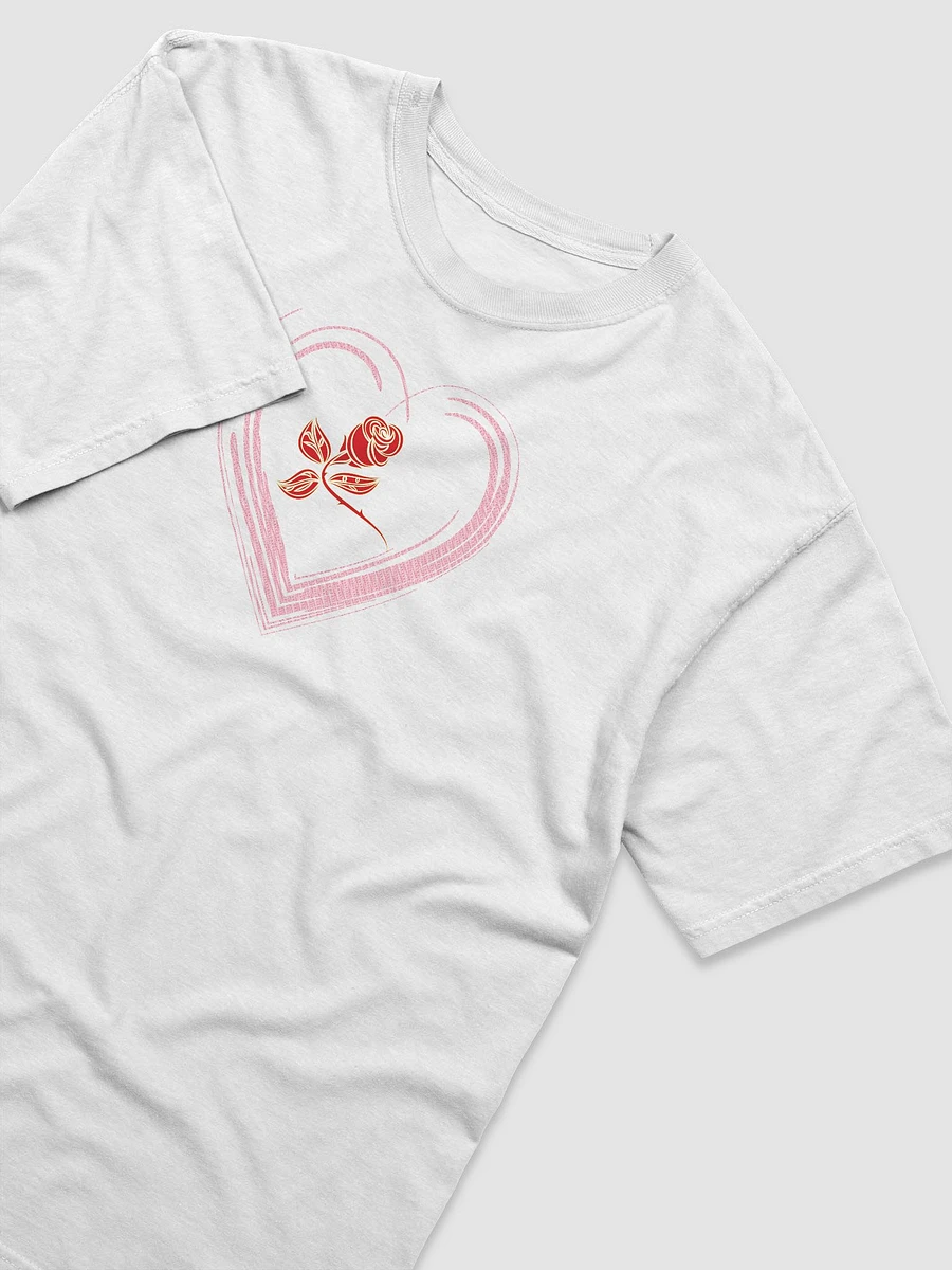 Scribbled Rose Heart T-Shirt product image (3)